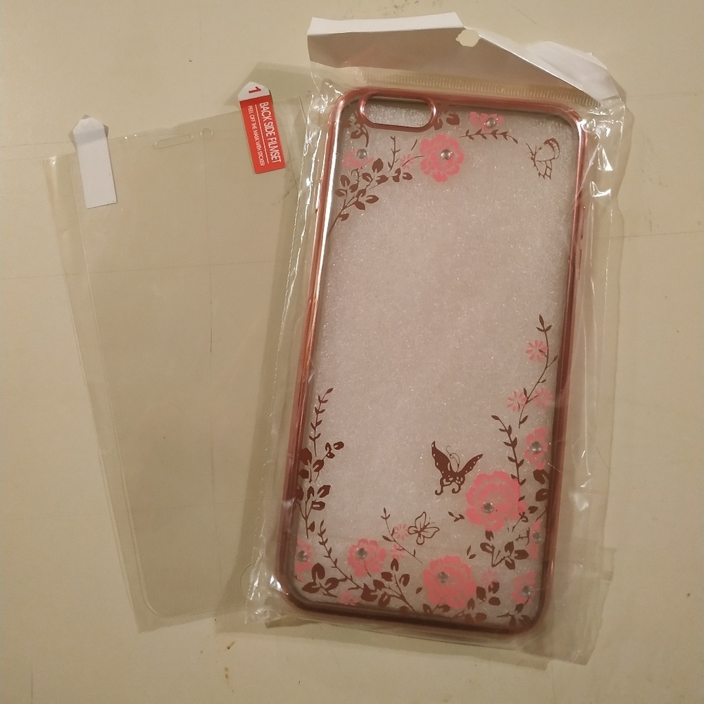 iPhone 6 plus case and tempered glass